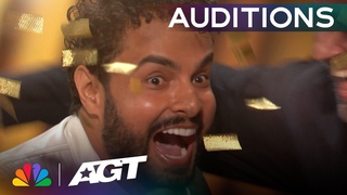 Golden Buzzer: Gabriel Henrique's impressive high notes STUN Sofia Vergara | Auditions | AGT 2023