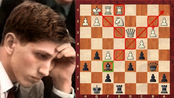 Amazing Chess Game: Bobby Fischers accurate dark square play: Black vs Szabo Leipzig