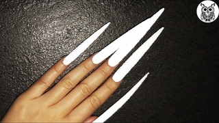 СВЕТООТРАЖАЮЩИЕ НОГТИ || Reflective nails