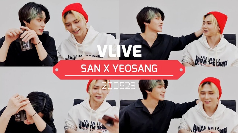 SAN X YEOSANG, ATEEZ, SANSANG VLIVE