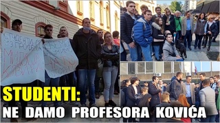 Studenti masovno podrali profesora Kovia: Nee da ue NATO istoriju na faklutetu