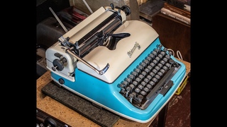 Rheinmetall GS - как работать | печатная пишущая машинка typewriter schreibmaschine