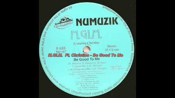 Feat. Christine Be Good To Me ( Speed