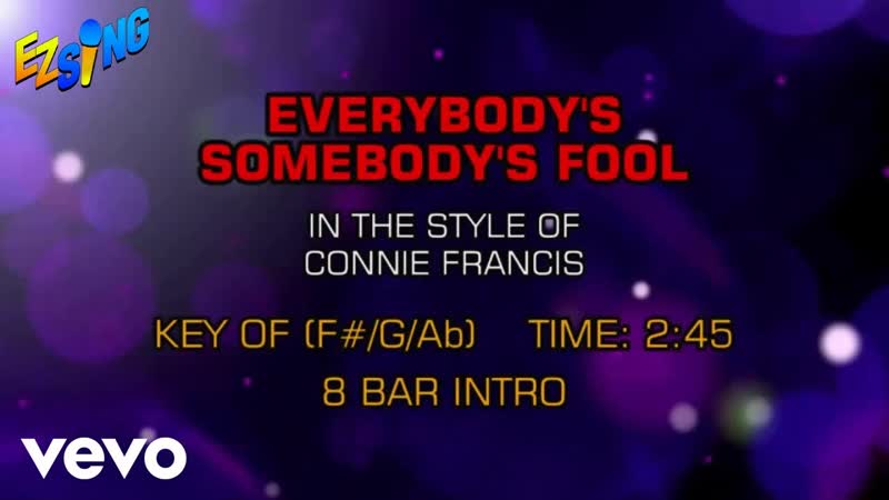 Connie Francis Everybodys Somebodys Fool (