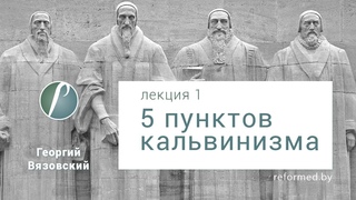 5 пунктов кальвинизма Отличительные идеи реформатского богословия / Лекция 1 // Георгий Вязовский