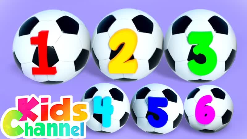 Soccer Number Song for Children, Learning Videos And Songs from Kids