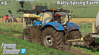 Placing New Animals, Barley Harvesting & Baling StrawBally SpringFS 22Timelapse#6