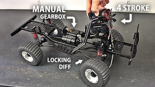 Assembling & Running a TWIN Cylinder 4 STROKE RC Crawler!