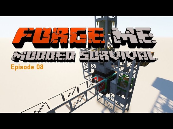 Forge Me Modded Survival E08, Automatic Item Sorting MJ Power Plant (
