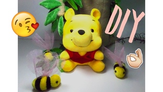 Como hacer peluche de Winnie Pooh Baby| How to make stuffed of Baby Winnie Pooh